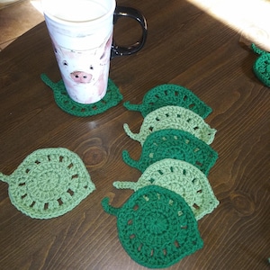 Leaf coasters